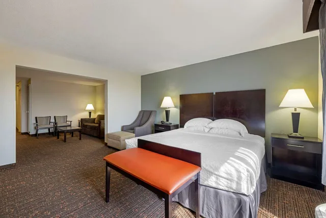 جناح كبير بسرير كينج مع أريكة، Best Western Plus Omaha Airport Inn 3/4