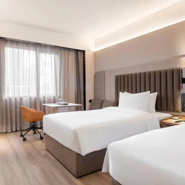 غرفة ديلوكس بسريرين منفصلين، InterCityHotel Shanghai Hongqiao Airport 3/10