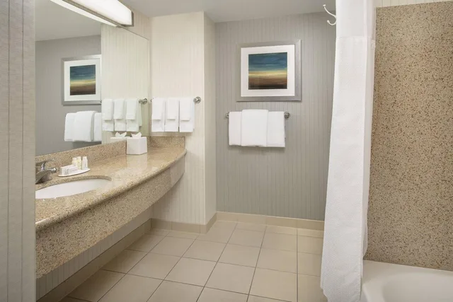 غرفة كبيرة بسرير كوين بإطلالة على الجبل، Courtyard Tacoma Downtown 4/7