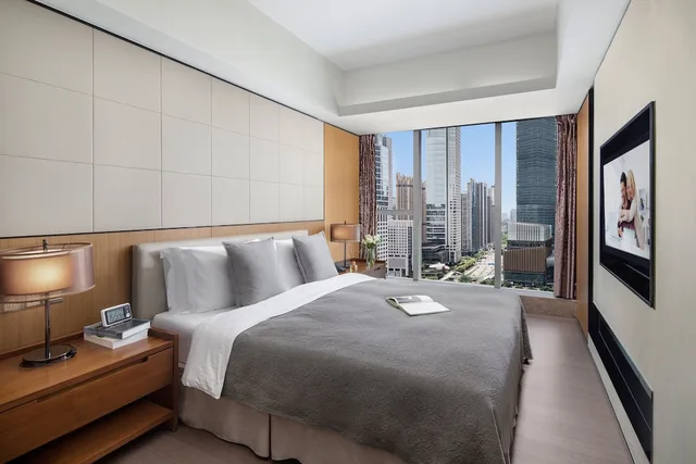 شقة تنفيذية بسرير كينج بإطلالة على المدينة بغرفة نوم واحدة بمطبخ، Ascott IFC Guangzhou 5/10