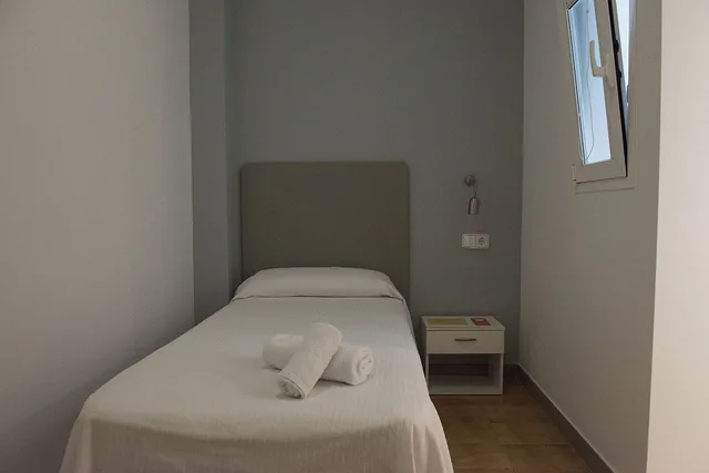 غرفة مفردة بسرير فردي بحمام مشترك، Apartamentos Ripoll Ibiza 3/6