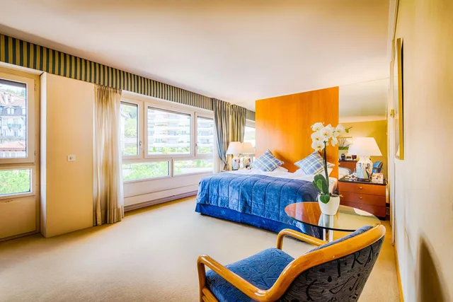 غرفة سوبيريور بسرير مزدوج أو سريرين منفصلين، Royal Plaza Montreux Hotel 3/4