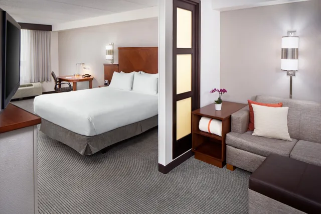 غرفة بسرير كينج لذوي الإعاقة، Hyatt Place Austin/Arboretum 4/9