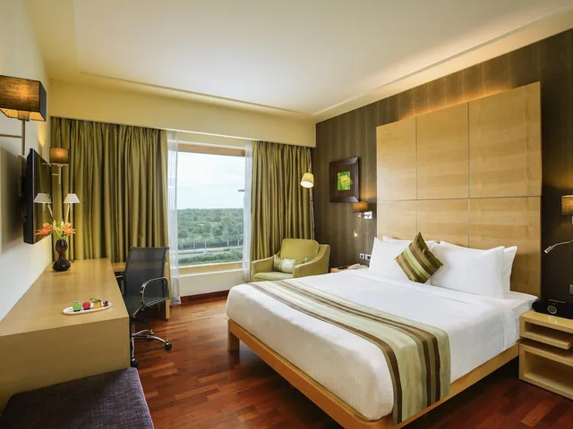 غرفة بريميير بسرير كينج مع دخول الصالة، NOVOTEL HYDERABAD AIRPORT 1/7