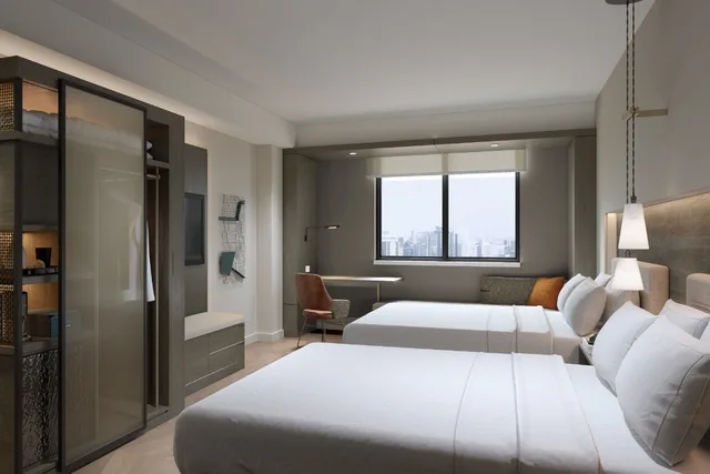 غرفة كلوب بسرير مزدوج، Washington Marriott Capitol Hill 1/6