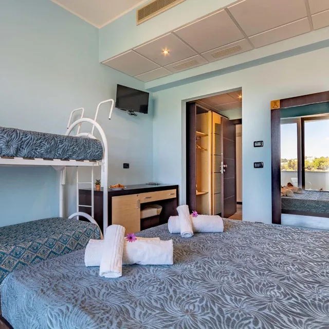 Room, Quadruple, Country View, Balcony، Hotel Jonico 1/5