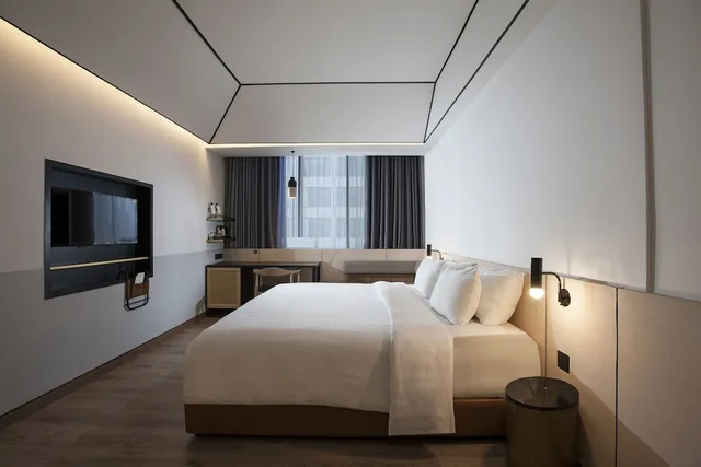 غرفة بريميوم ديلوكس بسرير كينج، Gaia Cosmo Hotel 1/3
