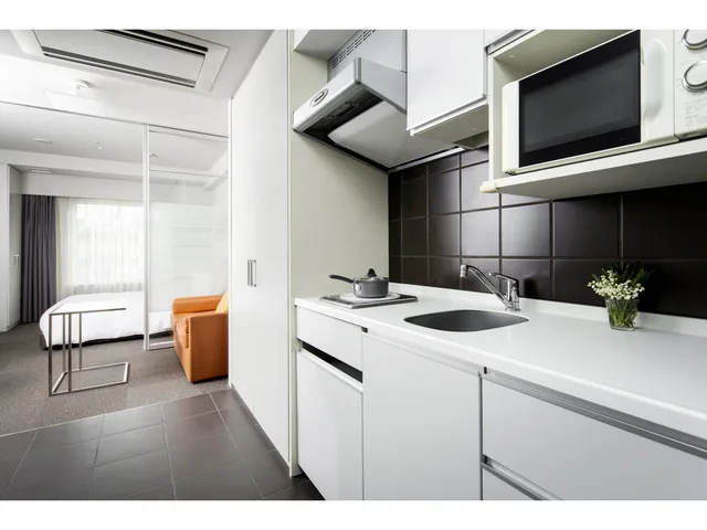 غرفة تنفيذية بسريرين منفصلين، Citadines Shinjuku 3/4