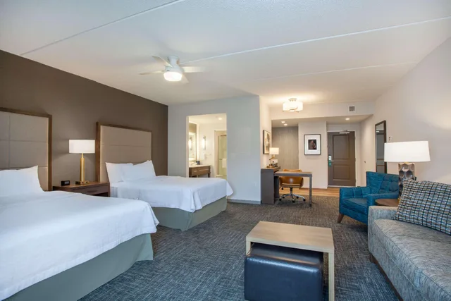 Studio, Suite, 2 Queen Beds, Accessible, Homewood Suites By Hilton Saratoga Springs 3/4
