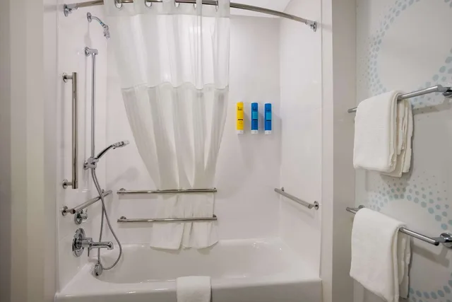 غرفة بسرير كينج بحوض استحمام لذوي الإعاقة، Tru by Hilton Traverse City 5/5