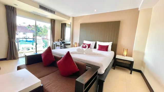 غرفة ديلوكس بسرير كينج وسرير فردي، Baramee Resortel 5/5