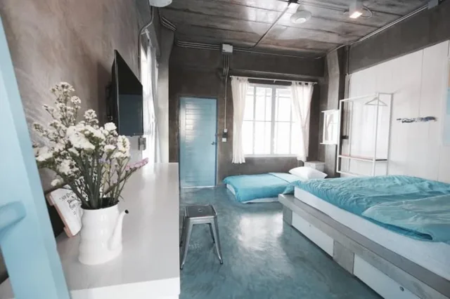 غرفة ثلاثية بسرير مزدوج وسرير فردي، Chanchalay Hip Hostel 3/3
