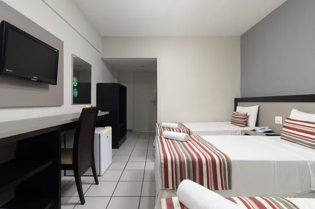 غرفة قياسية ثلاثية بثلاثة أسرّة، Hotel Nacional Inn Recife Aeroporto 6/8