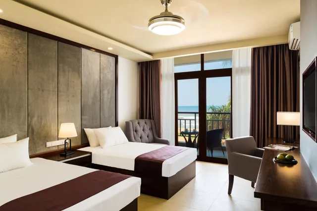 غرفة ديلوكس بإطلالة على البحر، Jie Jie Beach Hotel 1/1