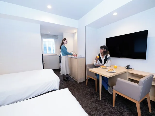 غرفة سوبيريور بسريرين منفصلين بمطبخ صغير، Tokyu Stay Tsukiji 9/10