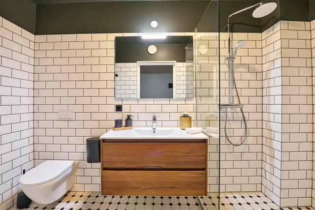 غرفة ديلوكس بحمام خاص مع أريكة، Kex Hostel Reykjavík 6/7