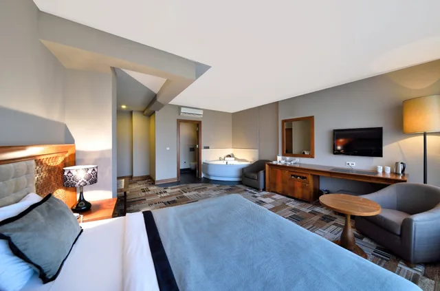 غرفة تنفيذية بسرير كوين بجاكوزي، Tiara Termal Spa Hotel 4/10