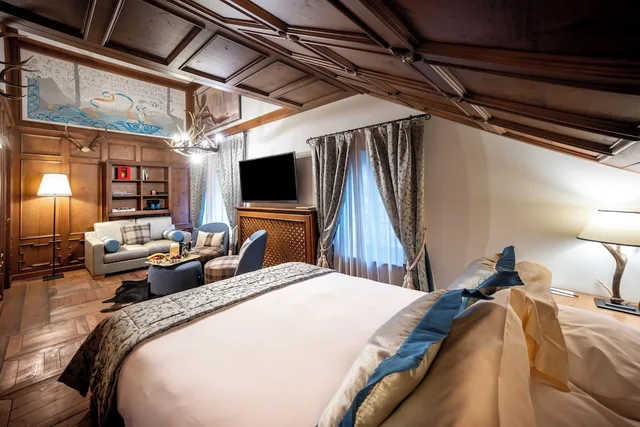 جناح بسرير مزدوج بجاكوزي، Ambra Cortina Luxury Fashion Boutique Hotel 1/8