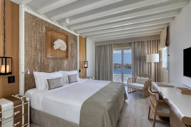 غرفة سوبيريور بسرير كينج بإطلالة على البحر، Santa Marina, a Luxury Collection Resort, Mykonos 6/9