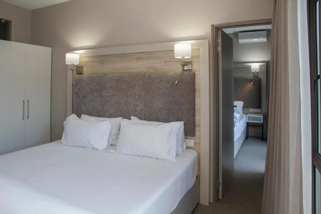 غرفة بسرير مزدوج أو سريرين منفصلين، Ocean Bay Guest House 1/1