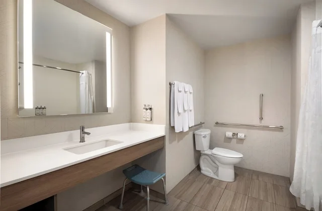 غرفة قياسية بسرير كينج بحوض استحمام لذوي الإعاقة، Holiday Inn Express Richmond by IHG 7/8