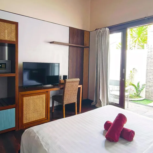 غرفة قياسية بسرير مزدوج، The Trawangan Resort 4/10