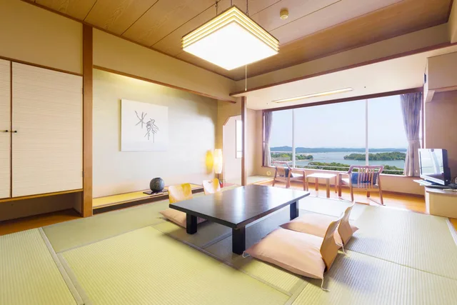 غرفة يابانية بأرضية تاتامي، Hotel Matsushima Taikanso 1/1