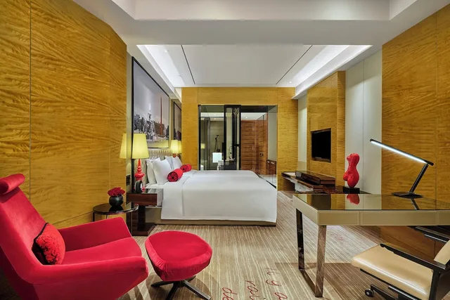 غرفة عائلية بسريرين منفصلين وسرير كينج بإطلالة على المدينة بغرفة نوم واحدة، Sofitel Guangzhou Sunrich 9/10