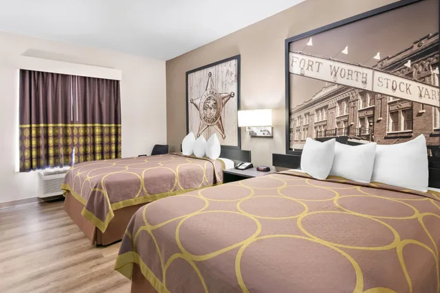 غرفة بسريرين كوين، Super 8 by Wyndham Fort Worth Stockyards 4/6