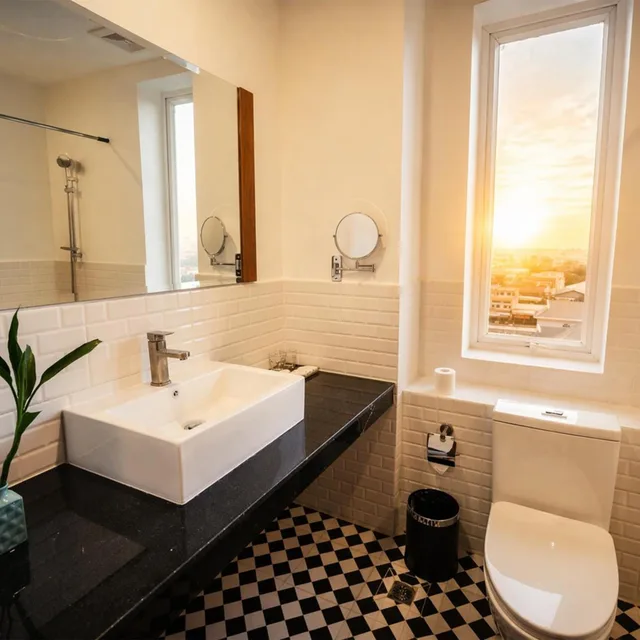 غرفة بريميير ديلوكس بسرير مزدوج بشرفة، Le Kree Downtown Hotel 9/10