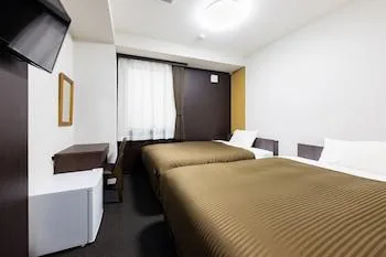 غرفة قياسية بسريرين منفصلين للمدخنين، Hotel Trend Mikawaanjo 1/1