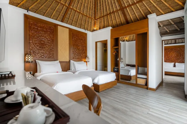 2 Bedrooms, Pool, Panoramic, Deluxe, Villa, King and Twin Beds، Nirwana Beach And Resort 4/6