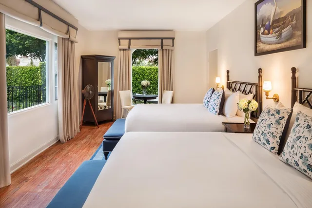 غرفة ديلوكس بسريرين مزدوجين، Hotel Milo Santa Barbara 1/2