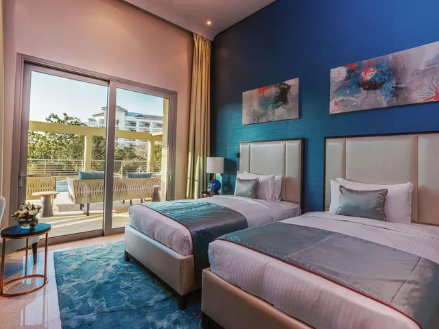 جناح بسرير فردي بـ4 غرف نوم بمسبح خاص، Rixos the Palm Hotel Suites Ultra All Inclusive 3/7