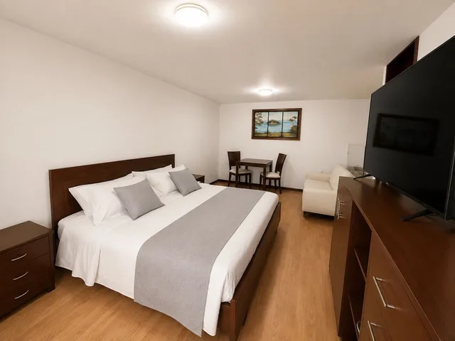 جناح بسرير كينج بجاكوزي، Nogal Suite Hotel Pasto 4/9