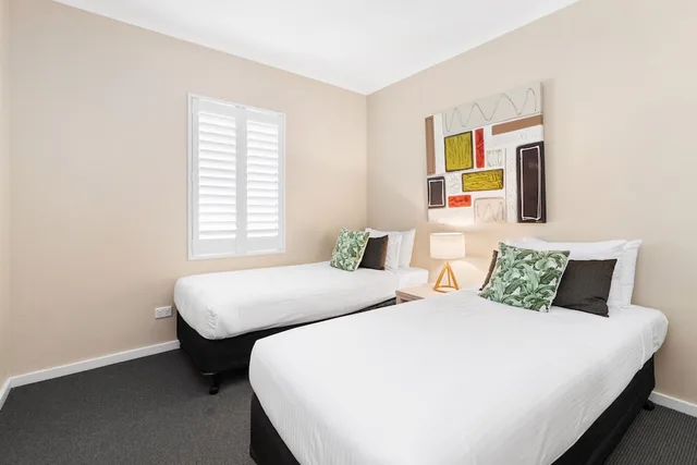 شقة بسرير كوين وسريرين منفصلين بغرفتي نوم، Bella Casa Noosa 6/10