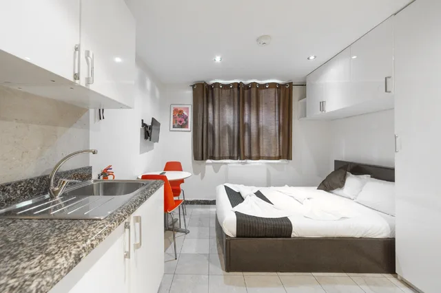 استوديو ديلوكس بسرير مزدوج بمطبخ، Hyde Park Superior Apartments 2/5