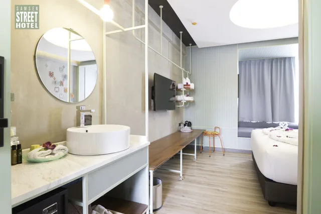 غرفة سوبيريور مزدوجة، Samsen Street Hotel 10/10