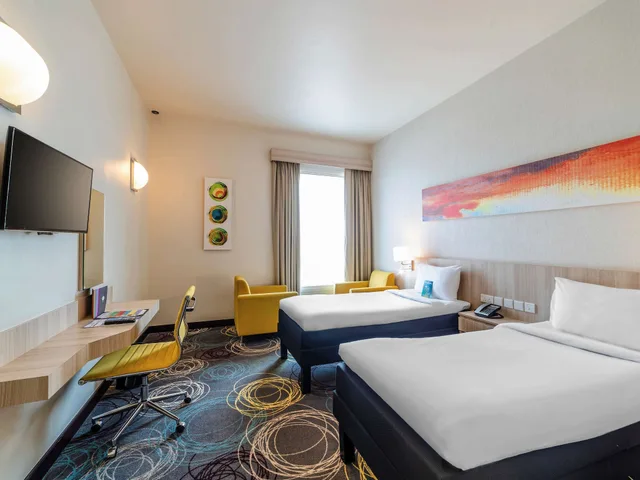 غرفة قياسية بسريرين منفصلين، Ibis Styles Dragon Mart Dubai 8/10
