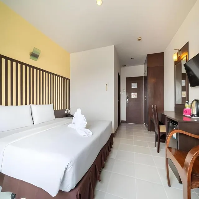 غرفة بريميير ديلوكس بسرير مزدوج، Sunday JA Plus Hotel 4/7