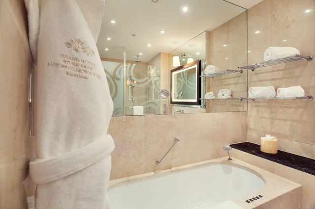 غرفة تنفيذية بسرير مزدوج وسريرين منفصلين، Grand Hotel River Park A Luxury Collection Hotel Bratislava 5/5