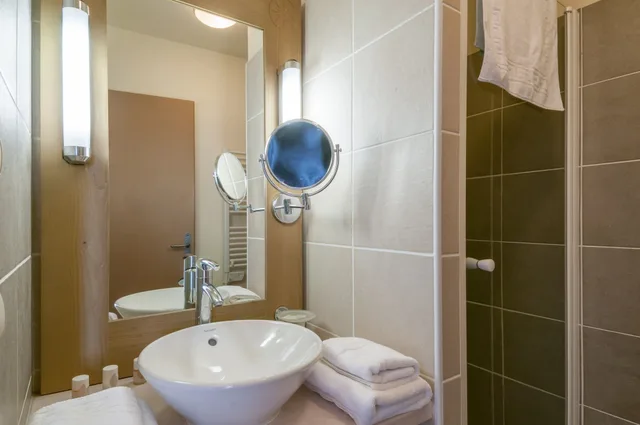 شقة بسريرين منفصلين بإطلالة على الجبل بشرفة بغرفة نوم واحدة مع أريكة، Pierre Vacances Premium Flaine Les Terrasses D Eos 8/9
