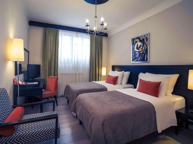 غرفة قياسية بسريرين منفصلين، Mercure Belgrade Excelsior 8/10