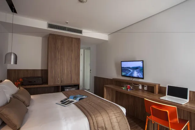 غرفة سوبيريور بإطلالة جزئية على البحر، H Niteroi Hotel 1/4