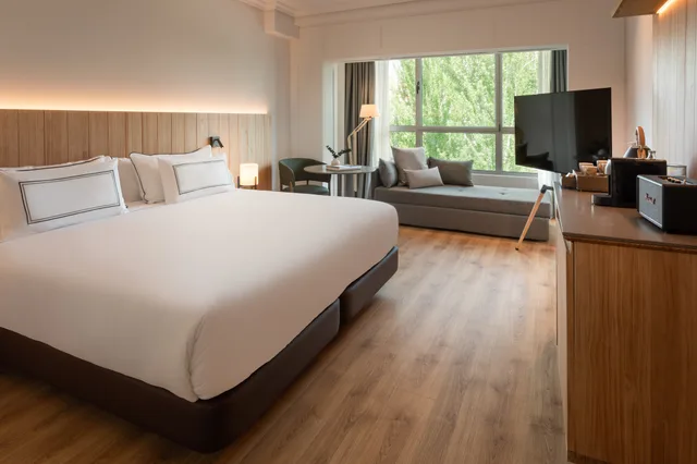 غرفة قياسية بسرير مزدوج أو سريرين منفصلين، Melia Madrid Barajas 1/8
