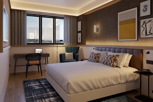 غرفة بسرير كينج، Four Points by Sheraton Barcelona Airport 3/9