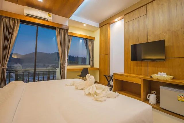 غرفة ديلوكس بسرير مزدوج، Sann View Hotel 6/9