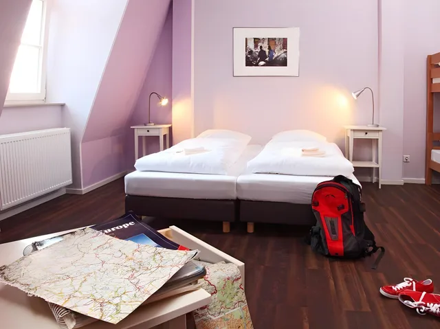 غرفة بسرير فردي تُحدَّد عند الوصول، Industriepalast Hostel 1/1