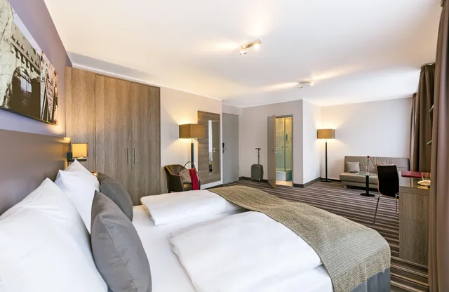 غرفة سوبيريور بسرير مزدوج أو سريرين منفصلين، Leonardo Hotel Nurnberg 1/10