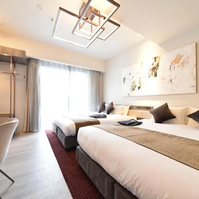 غرفة بريميير بسريرين منفصلين، Hotel Cordia Osaka Hommachi 1/6